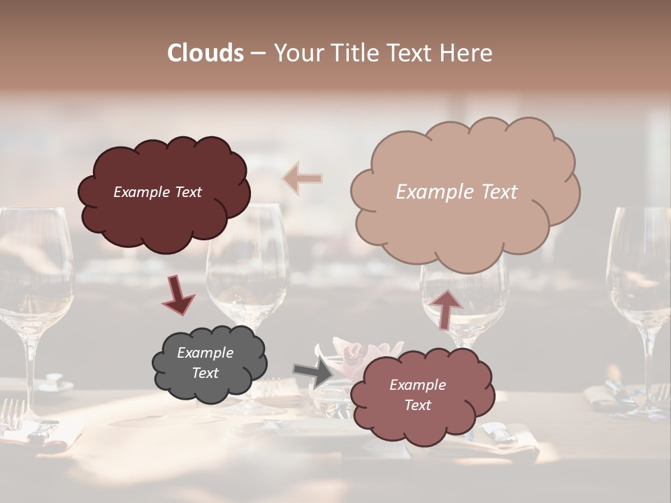 Food Luxury Silver PowerPoint Template