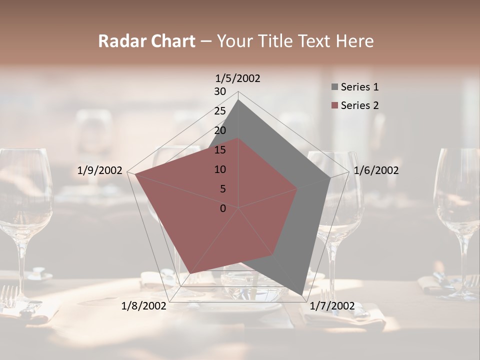 Food Luxury Silver PowerPoint Template