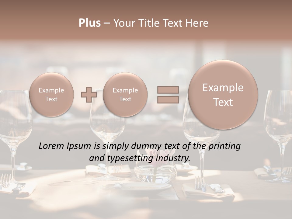 Food Luxury Silver PowerPoint Template