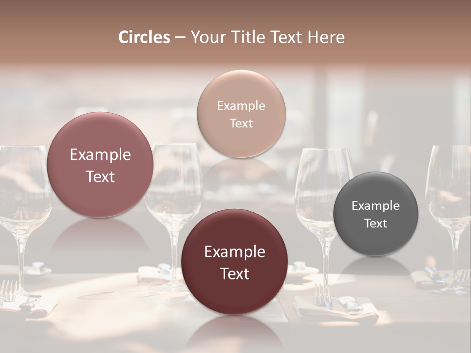 Food Luxury Silver PowerPoint Template