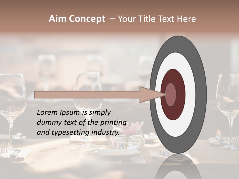 Food Luxury Silver PowerPoint Template