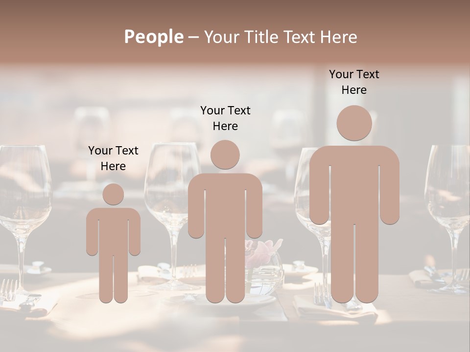 Food Luxury Silver PowerPoint Template