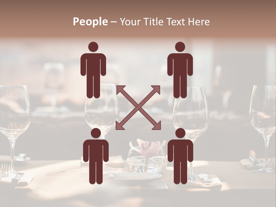 Food Luxury Silver PowerPoint Template