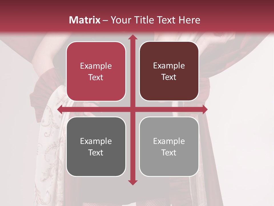 Curtain Elegance Sensuality PowerPoint Template