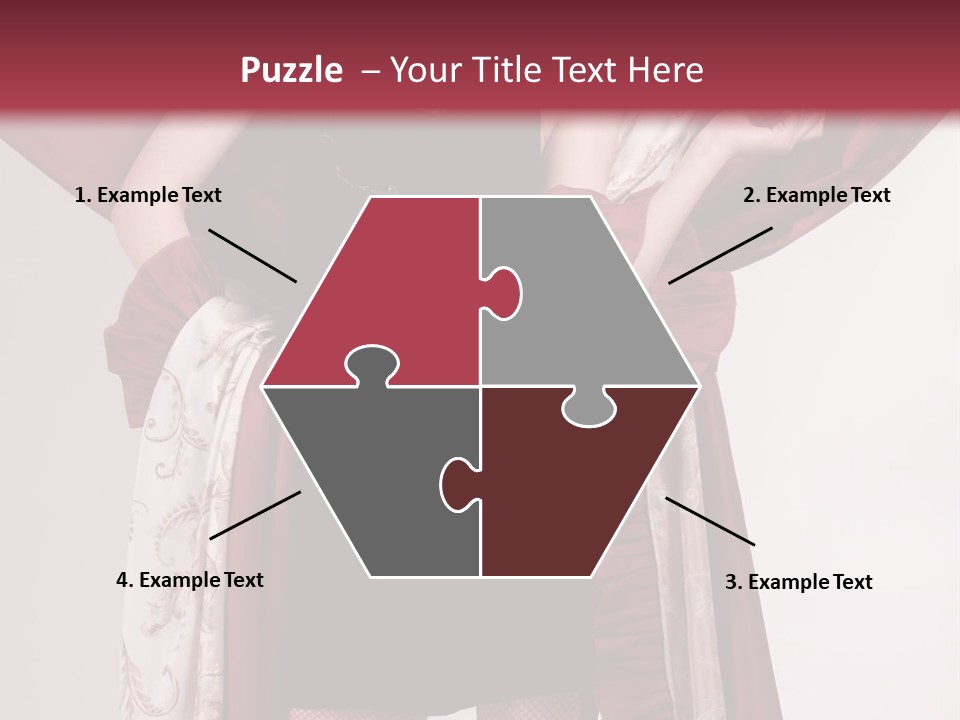 Curtain Elegance Sensuality PowerPoint Template