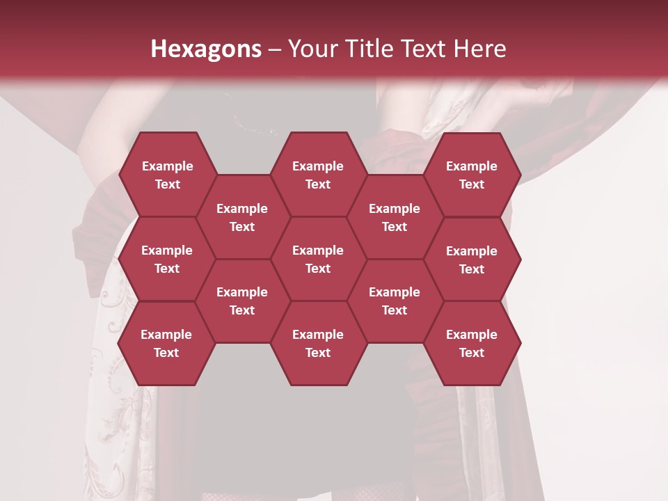 Curtain Elegance Sensuality PowerPoint Template