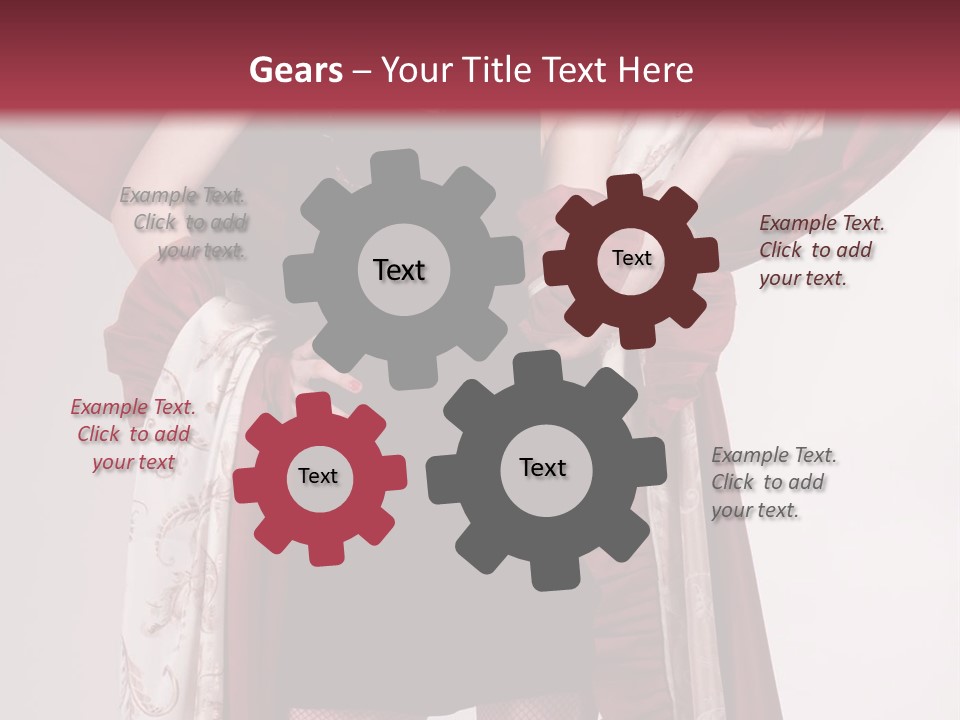 Curtain Elegance Sensuality PowerPoint Template