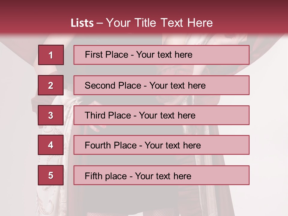 Curtain Elegance Sensuality PowerPoint Template