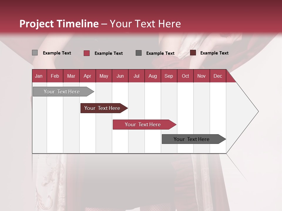 Curtain Elegance Sensuality PowerPoint Template