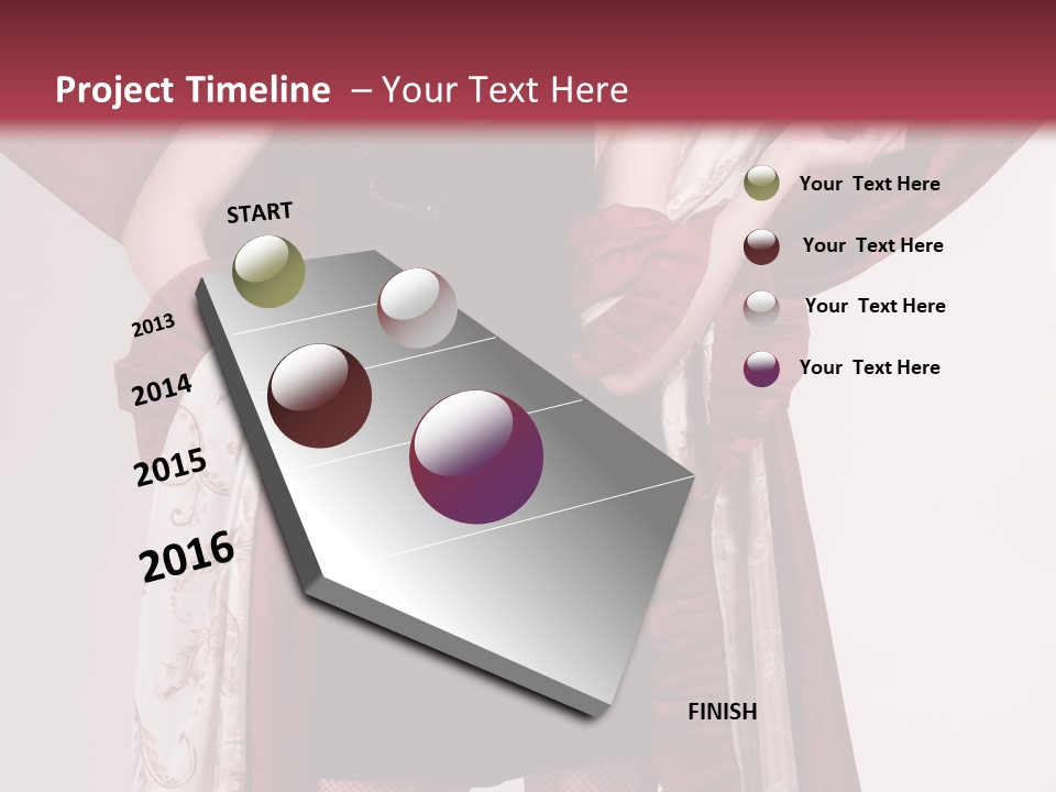 Curtain Elegance Sensuality PowerPoint Template
