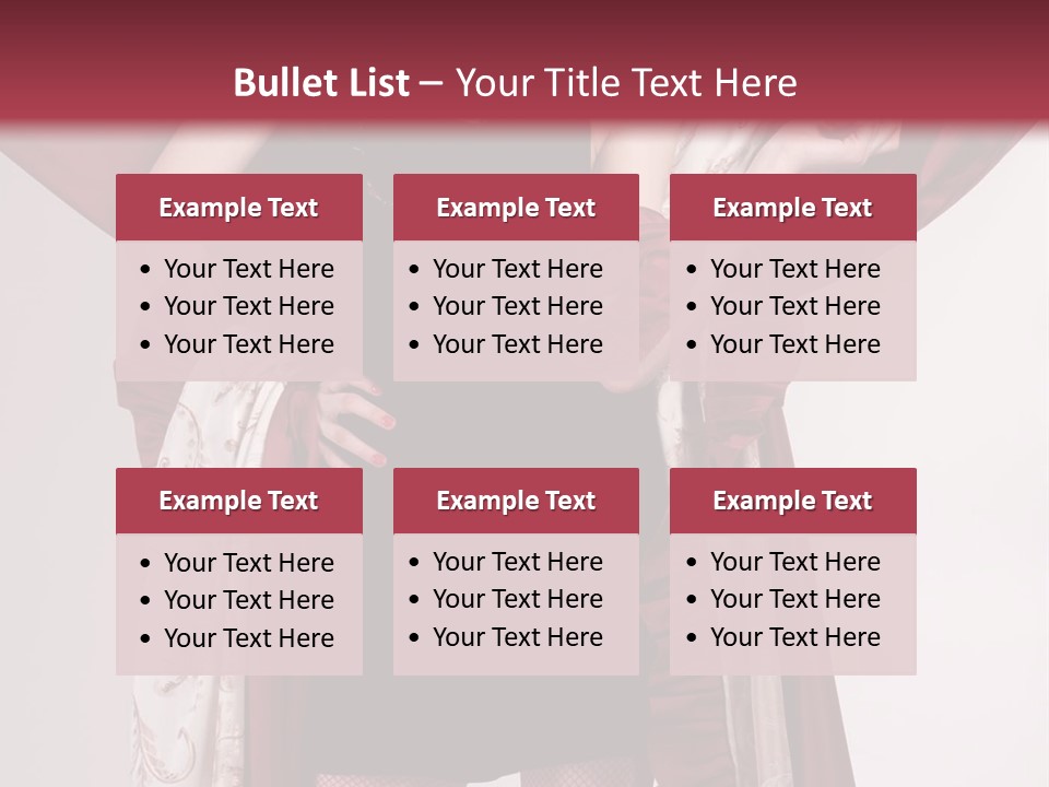 Curtain Elegance Sensuality PowerPoint Template