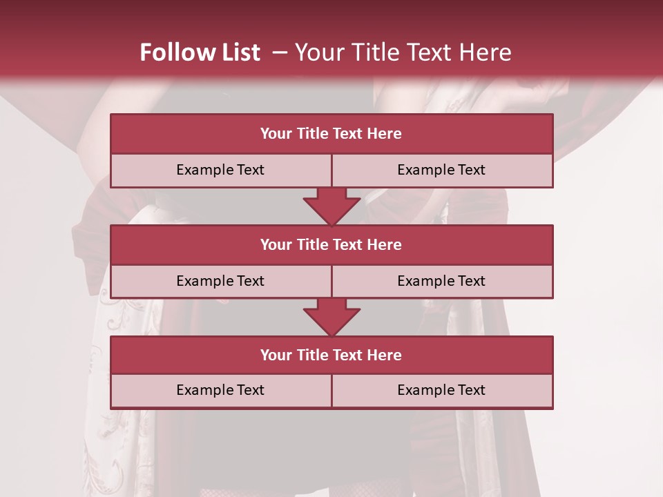 Curtain Elegance Sensuality PowerPoint Template