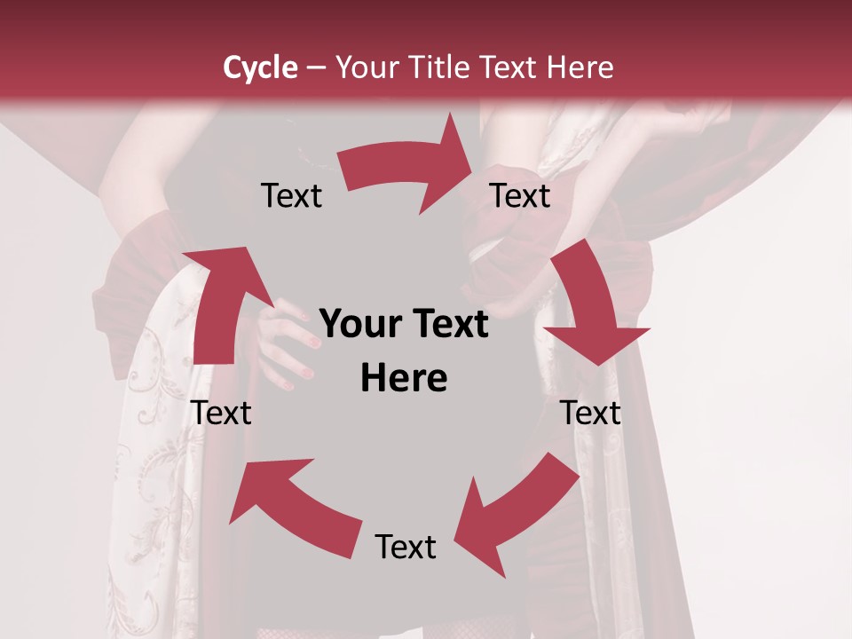 Curtain Elegance Sensuality PowerPoint Template