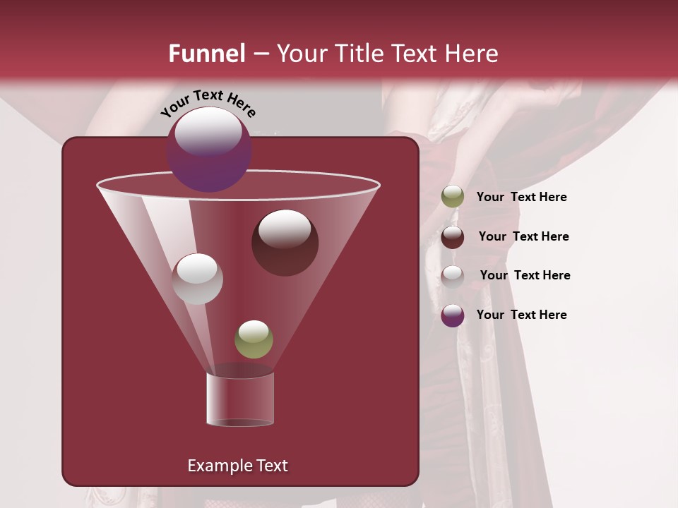 Curtain Elegance Sensuality PowerPoint Template