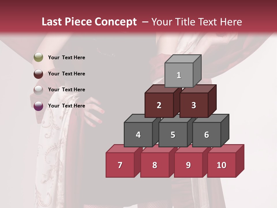 Curtain Elegance Sensuality PowerPoint Template