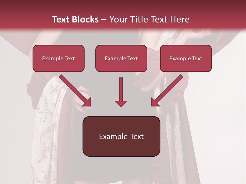 Curtain Elegance Sensuality PowerPoint Template