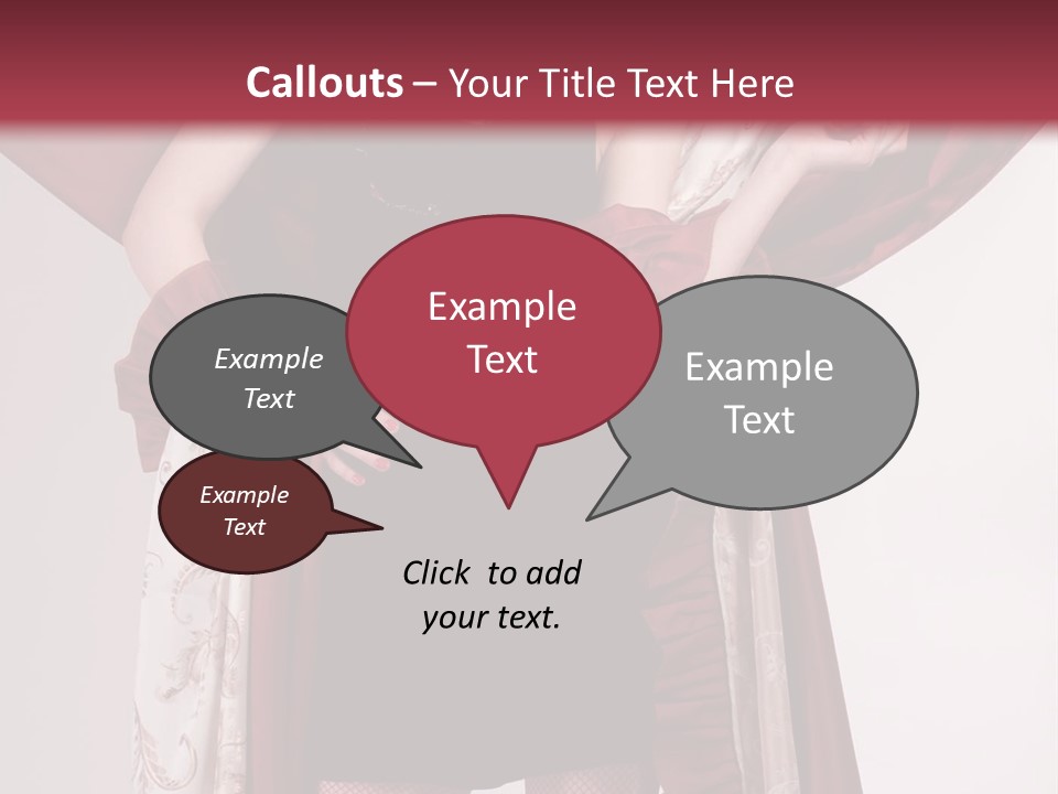 Curtain Elegance Sensuality PowerPoint Template