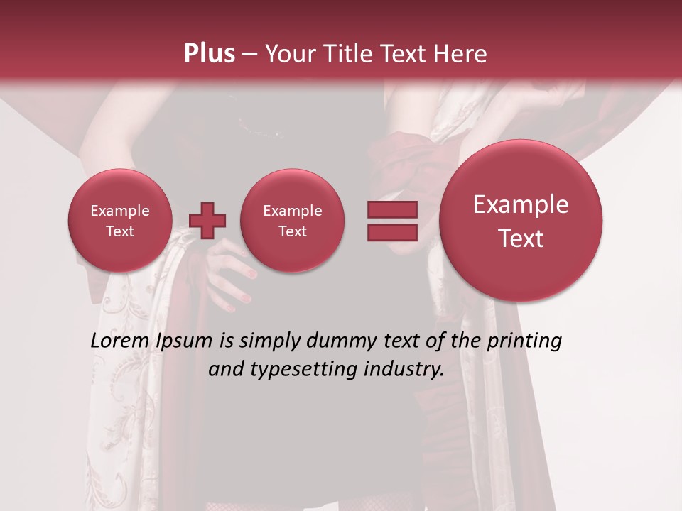 Curtain Elegance Sensuality PowerPoint Template