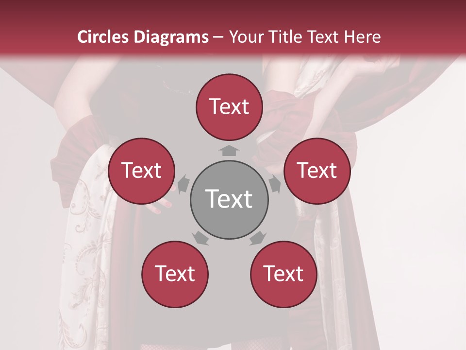 Curtain Elegance Sensuality PowerPoint Template