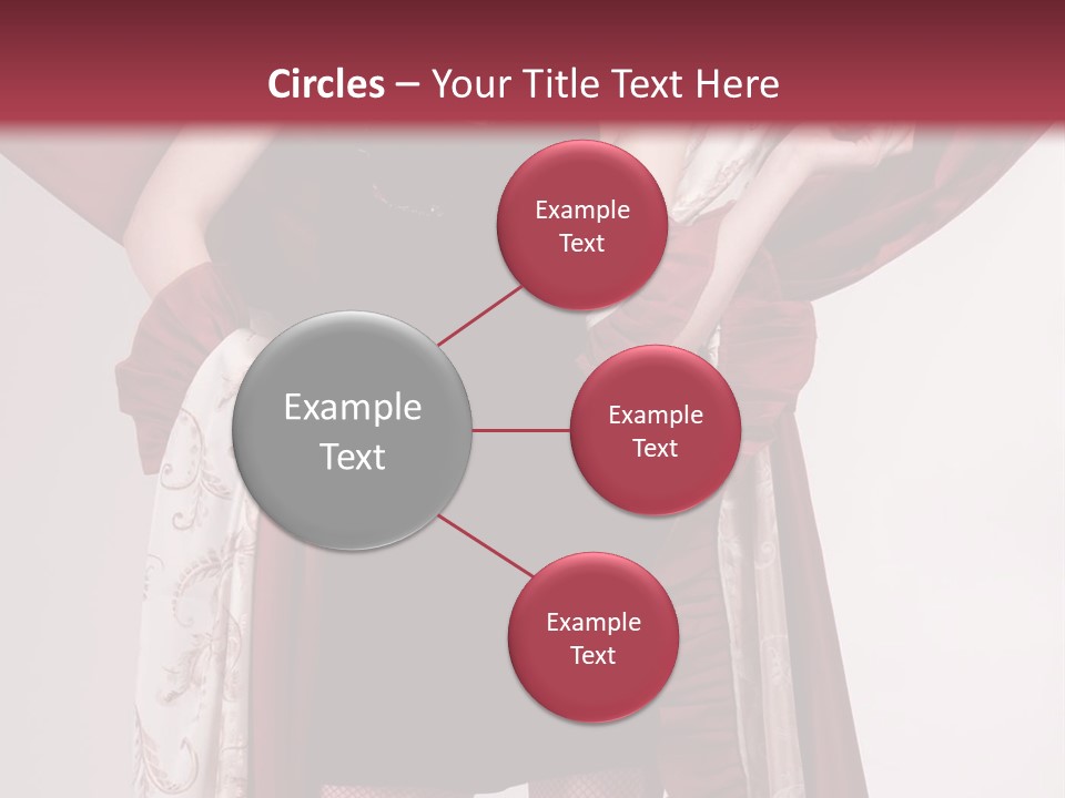 Curtain Elegance Sensuality PowerPoint Template