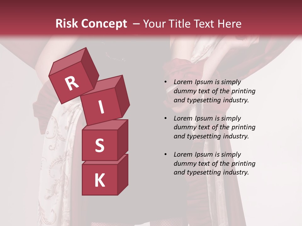 Curtain Elegance Sensuality PowerPoint Template