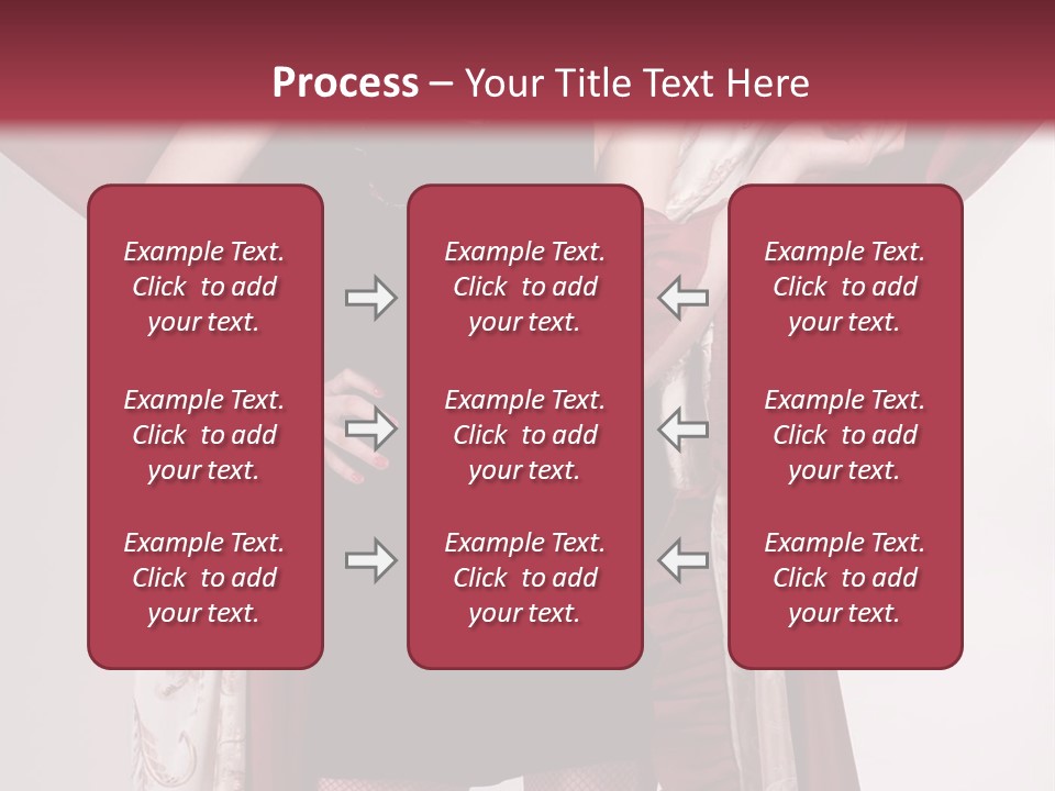 Curtain Elegance Sensuality PowerPoint Template