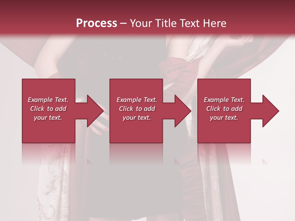 Curtain Elegance Sensuality PowerPoint Template