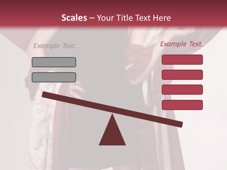 Curtain Elegance Sensuality PowerPoint Template