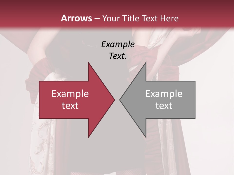 Curtain Elegance Sensuality PowerPoint Template