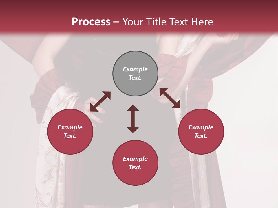 Curtain Elegance Sensuality PowerPoint Template