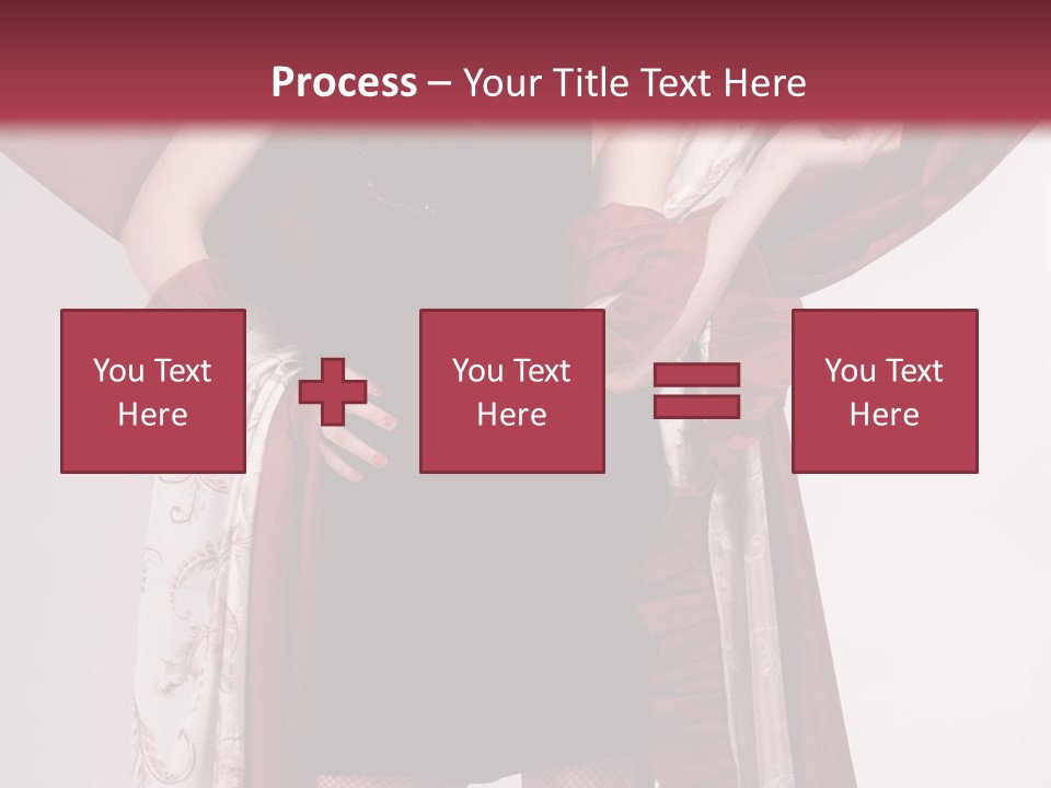 Curtain Elegance Sensuality PowerPoint Template