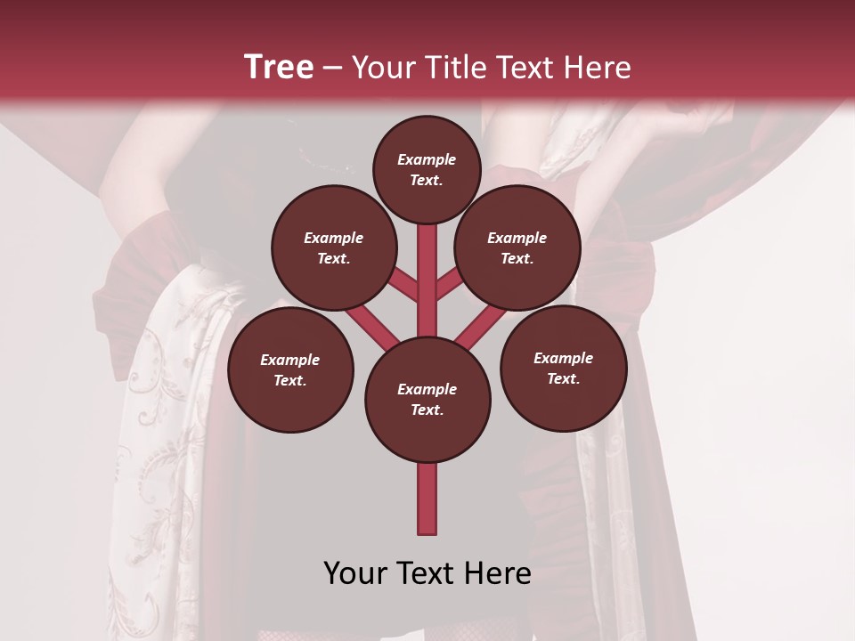 Curtain Elegance Sensuality PowerPoint Template