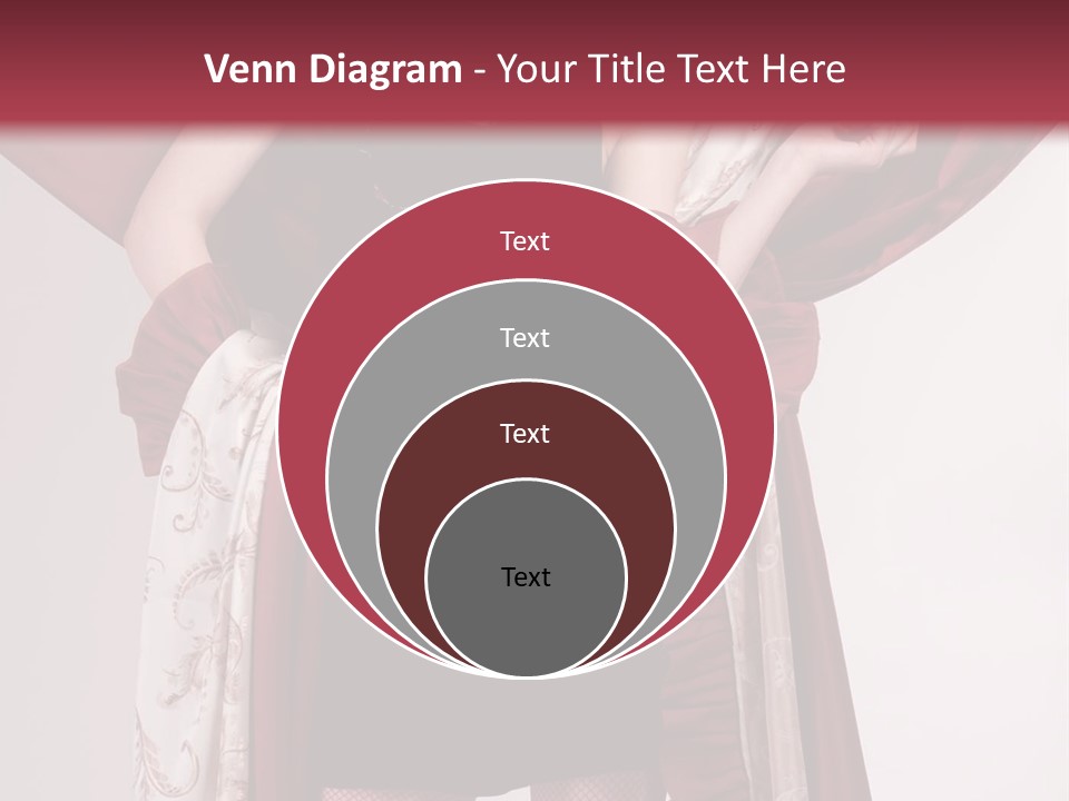 Curtain Elegance Sensuality PowerPoint Template