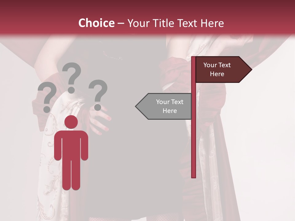 Curtain Elegance Sensuality PowerPoint Template