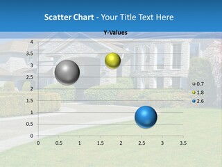 Front Residence Bushes PowerPoint Template