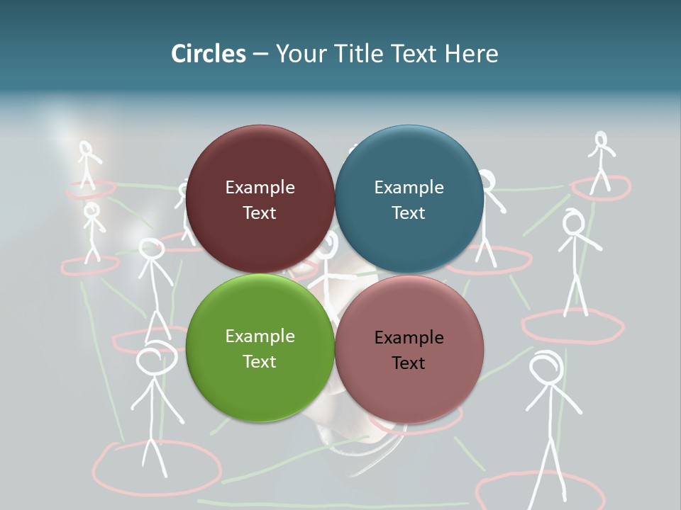 Connect Team Support PowerPoint Template