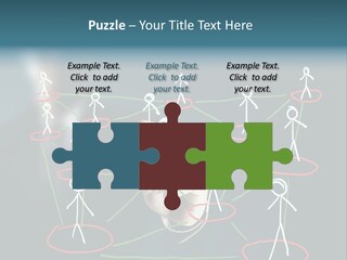 Connect Team Support PowerPoint Template