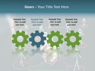 Connect Team Support PowerPoint Template