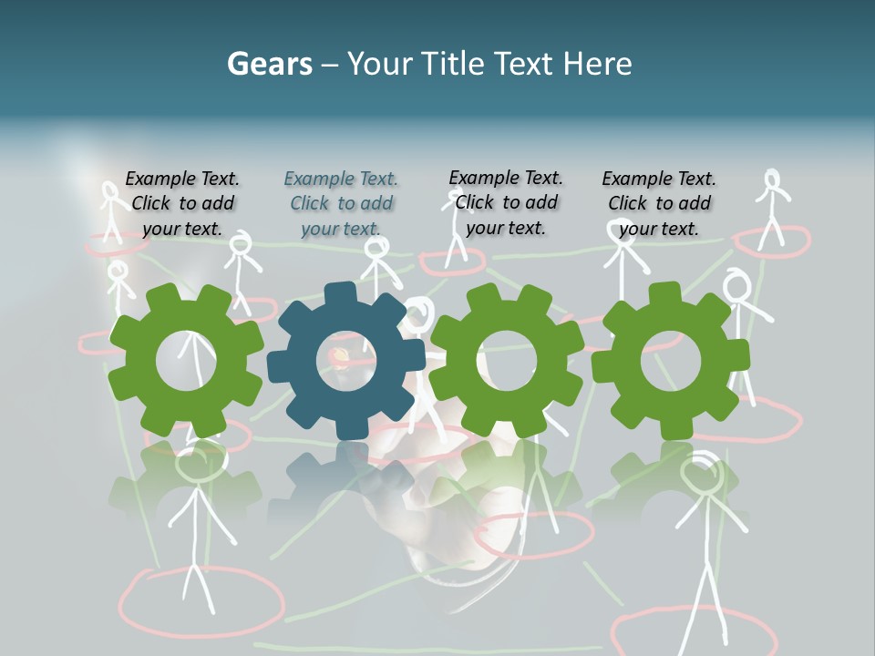 Connect Team Support PowerPoint Template