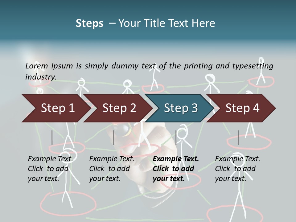 Connect Team Support PowerPoint Template