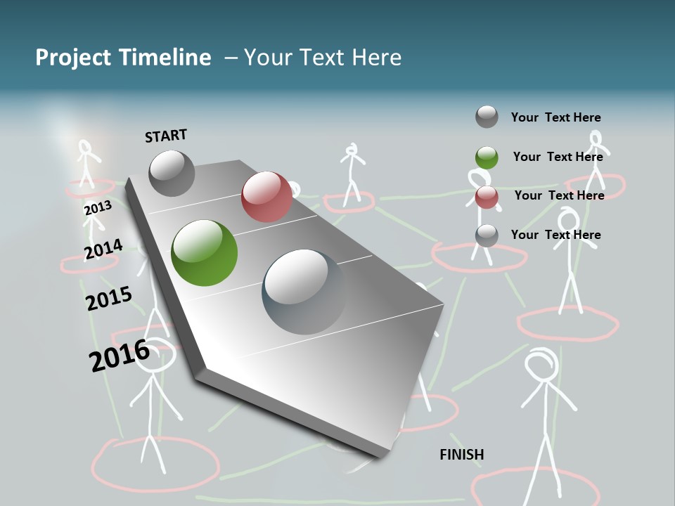 Connect Team Support PowerPoint Template