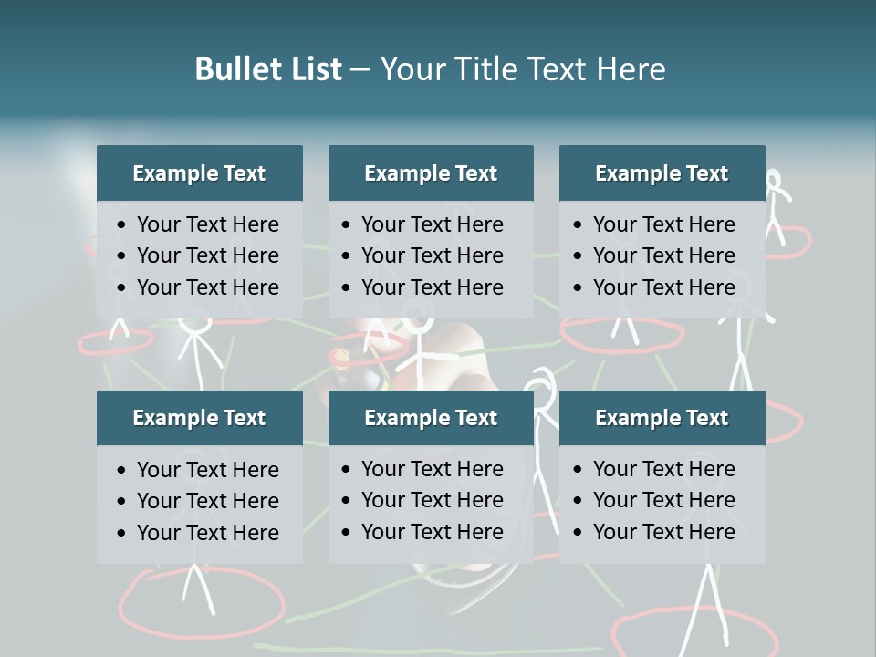 Connect Team Support PowerPoint Template