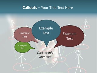 Connect Team Support PowerPoint Template