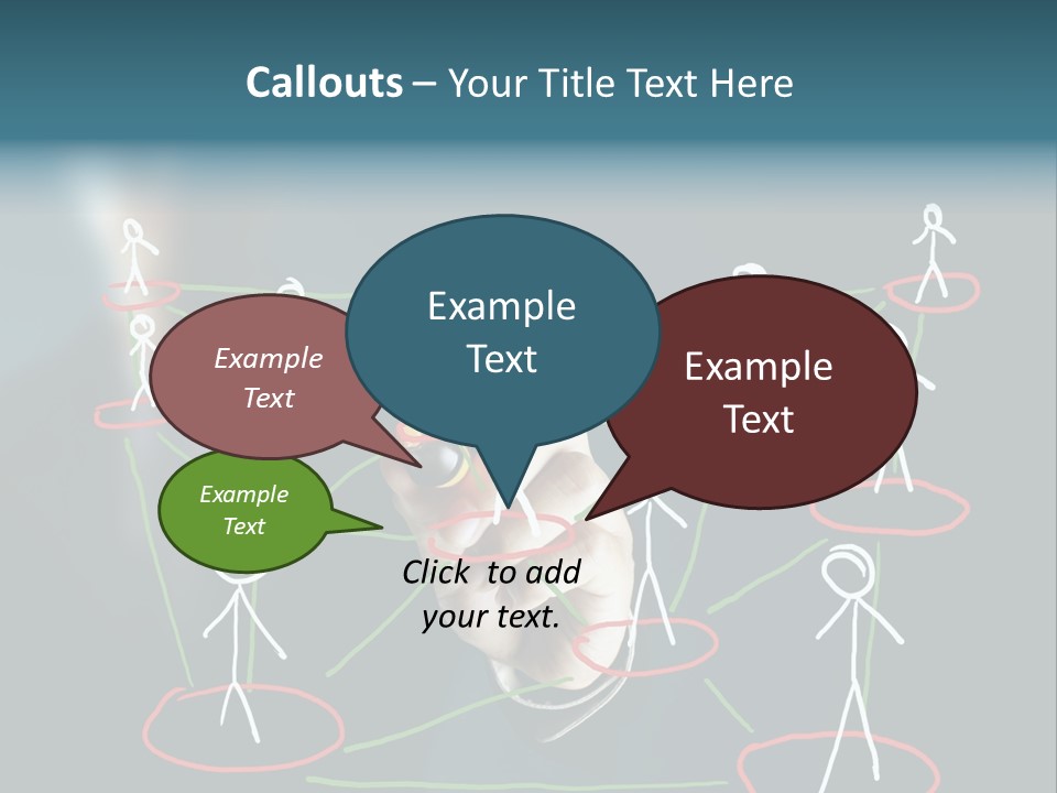 Connect Team Support PowerPoint Template