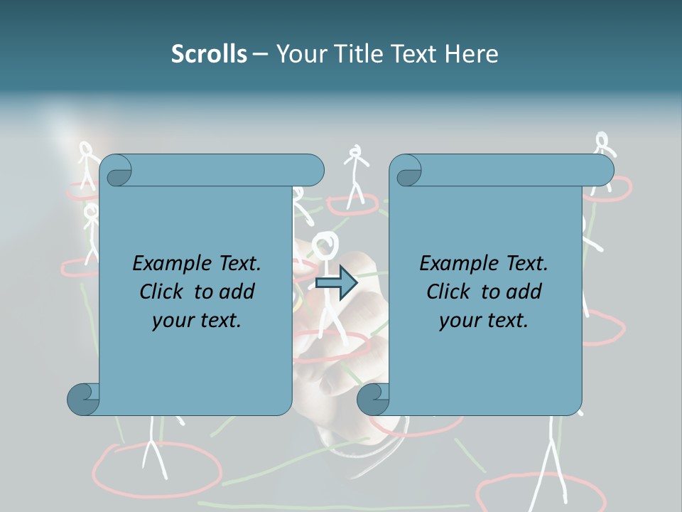 Connect Team Support PowerPoint Template