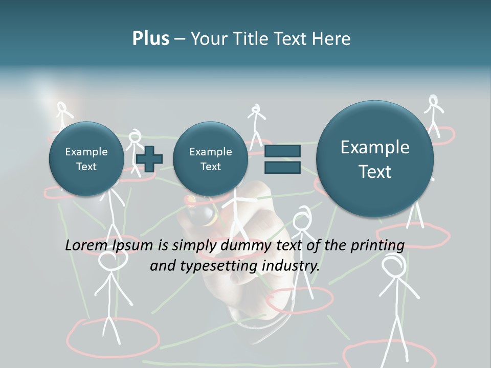 Connect Team Support PowerPoint Template
