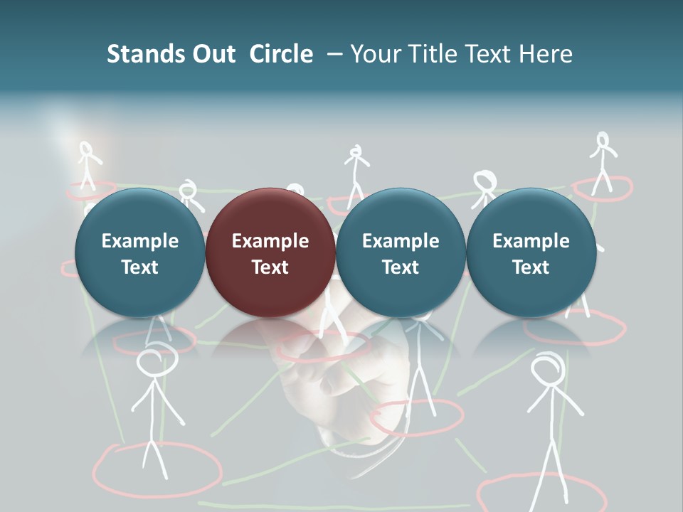 Connect Team Support PowerPoint Template