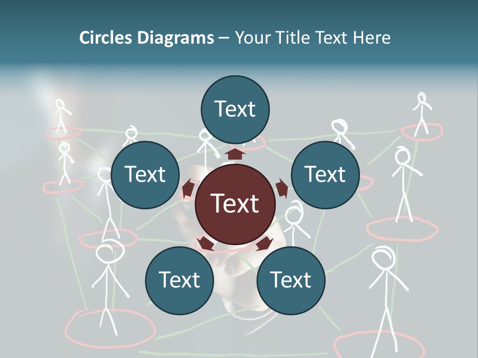 Connect Team Support PowerPoint Template