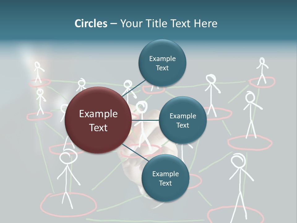 Connect Team Support PowerPoint Template
