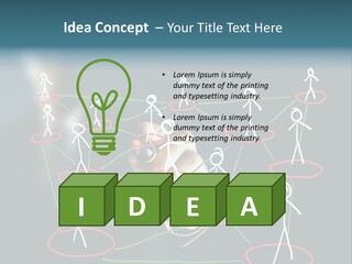 Connect Team Support PowerPoint Template